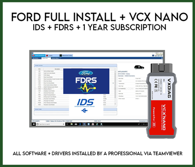 Ford Full Package: VCX Nano + IDS/FDRS + 1 Year Subscription (1996-2026)