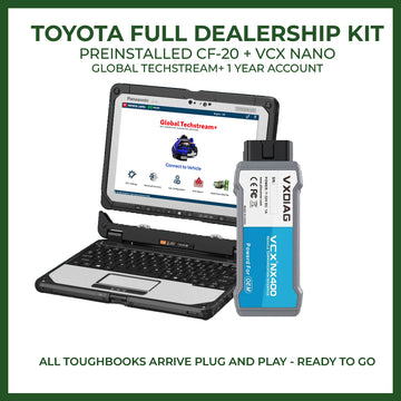 Toyota Master Kit: Full OEM Diagnostics with 1-Year 2025 Online Account