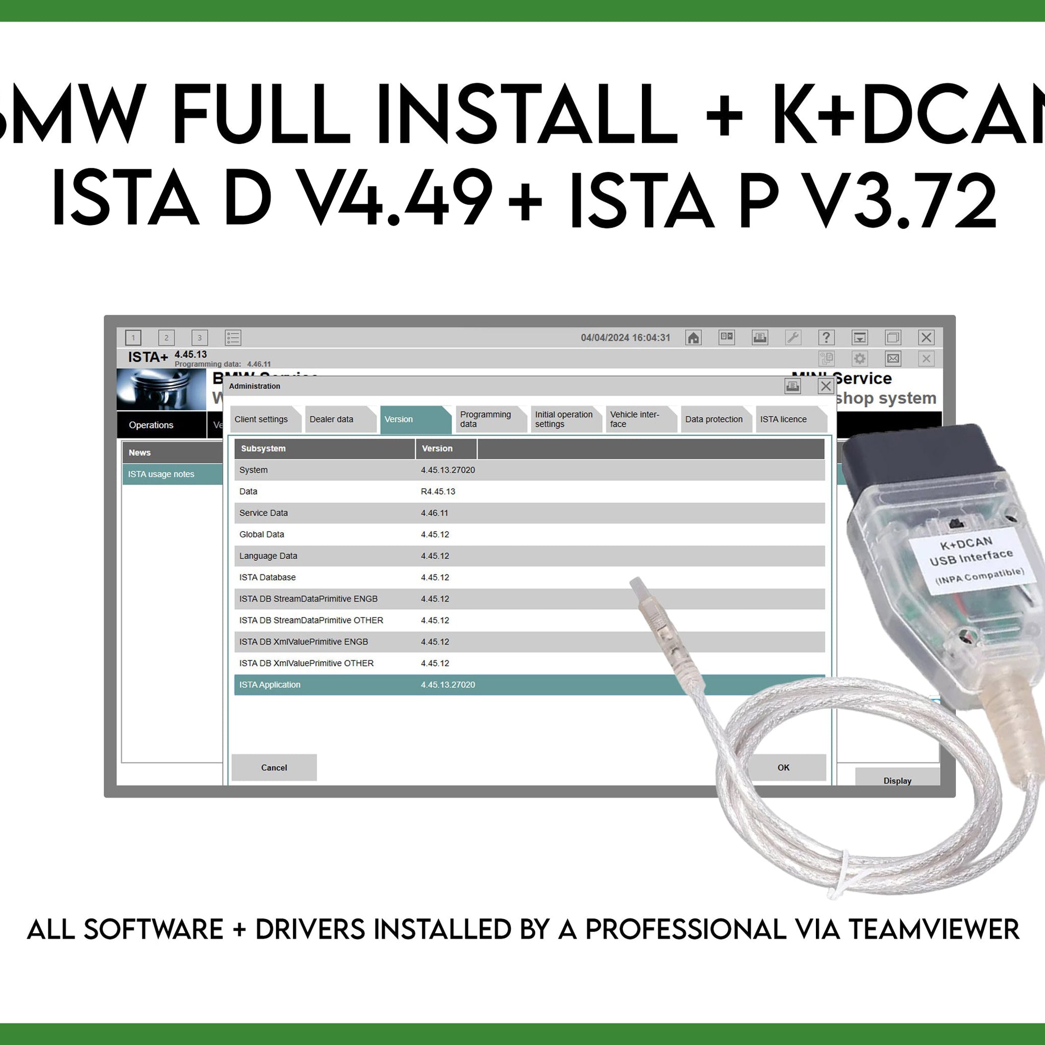 BMW ISTA Diagnostic Software