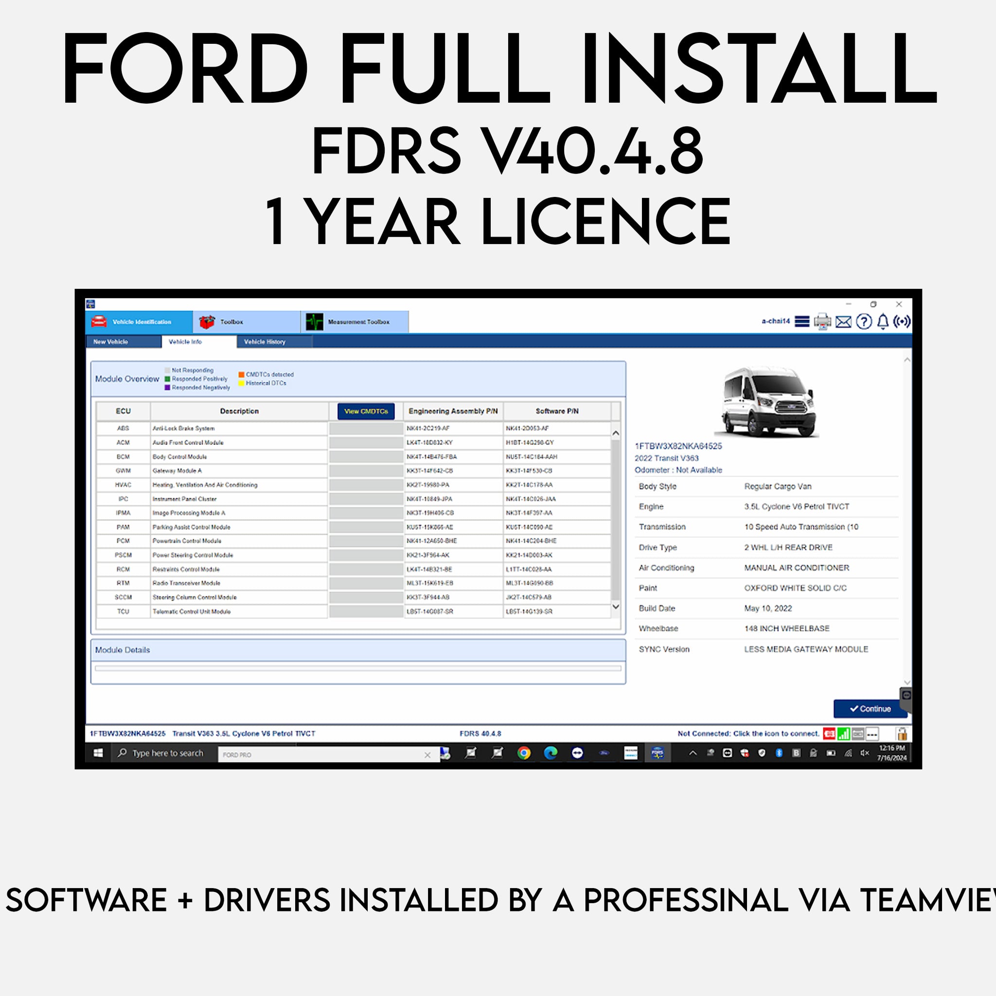 Ford FDRS Software Subscription