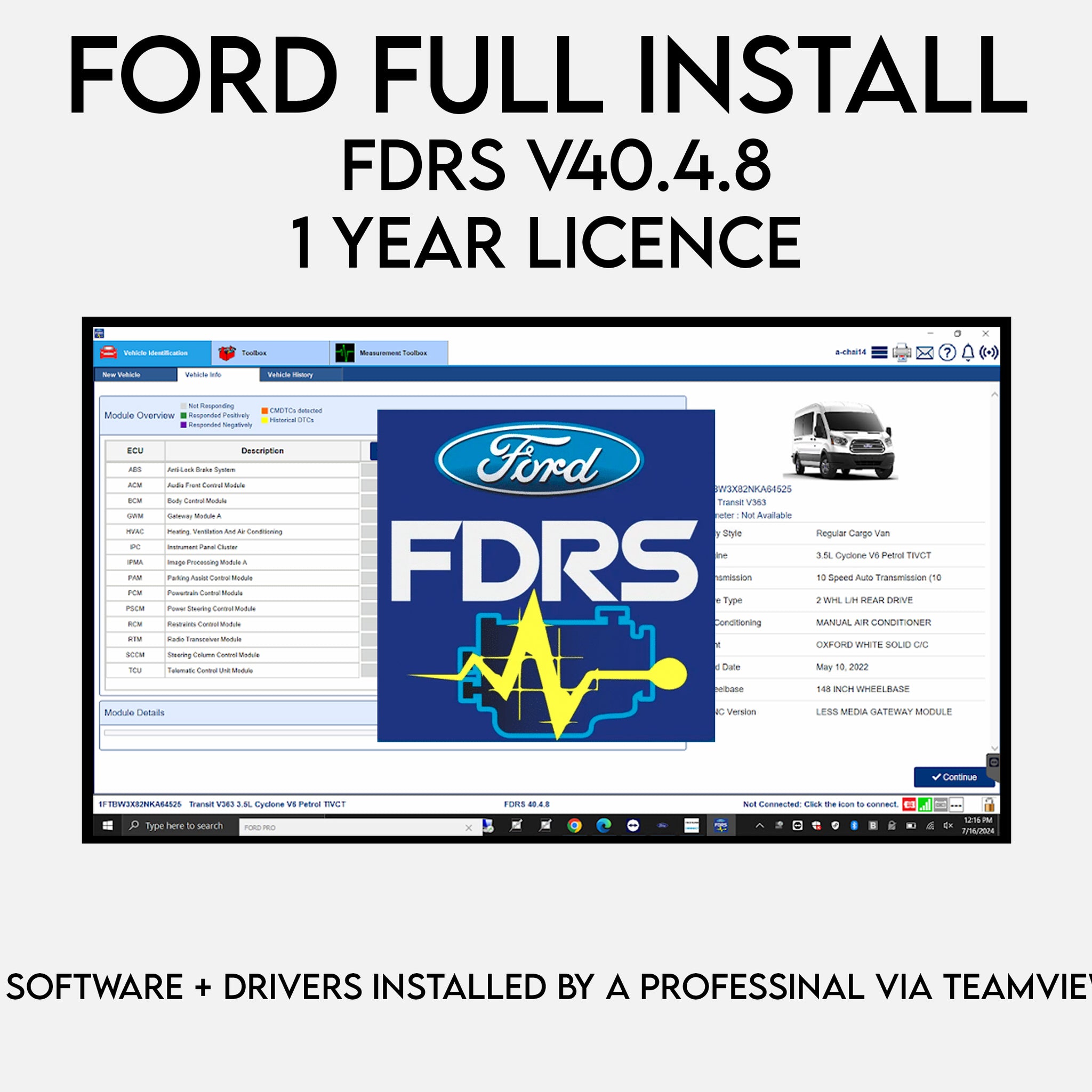 Ford FDRS Diagnostic Tool