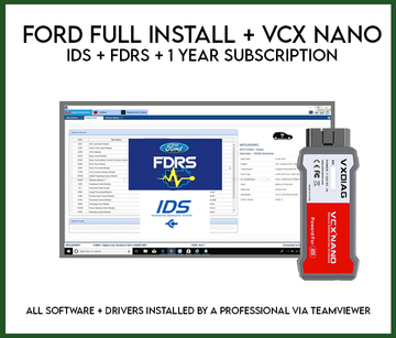 Ford Full Package: VCX Nano + IDS/FDRS + 1 Year Subscription (1996-2026)