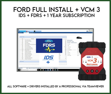 Ford Full Package: Genuine VCM3 + IDS/FDRS + 1 Year Subscription (1996-2026)