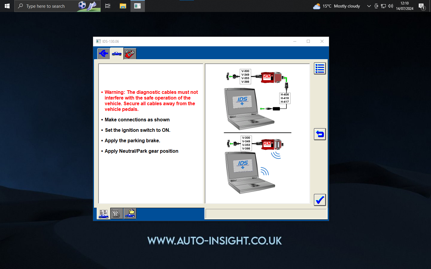 Preinstalled Toughbook Cable