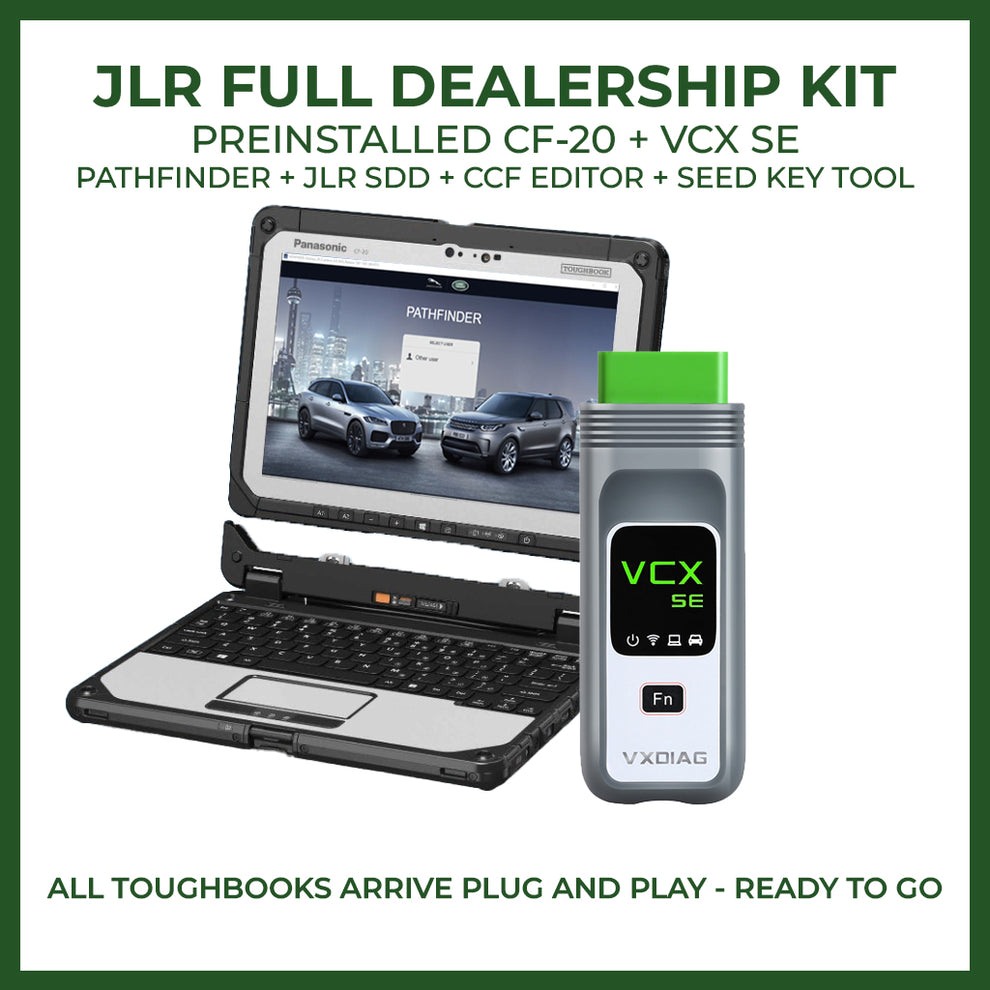 JLR Master Kit — SDD + Pathfinder Preinstalled Toughbook | CodeKrew