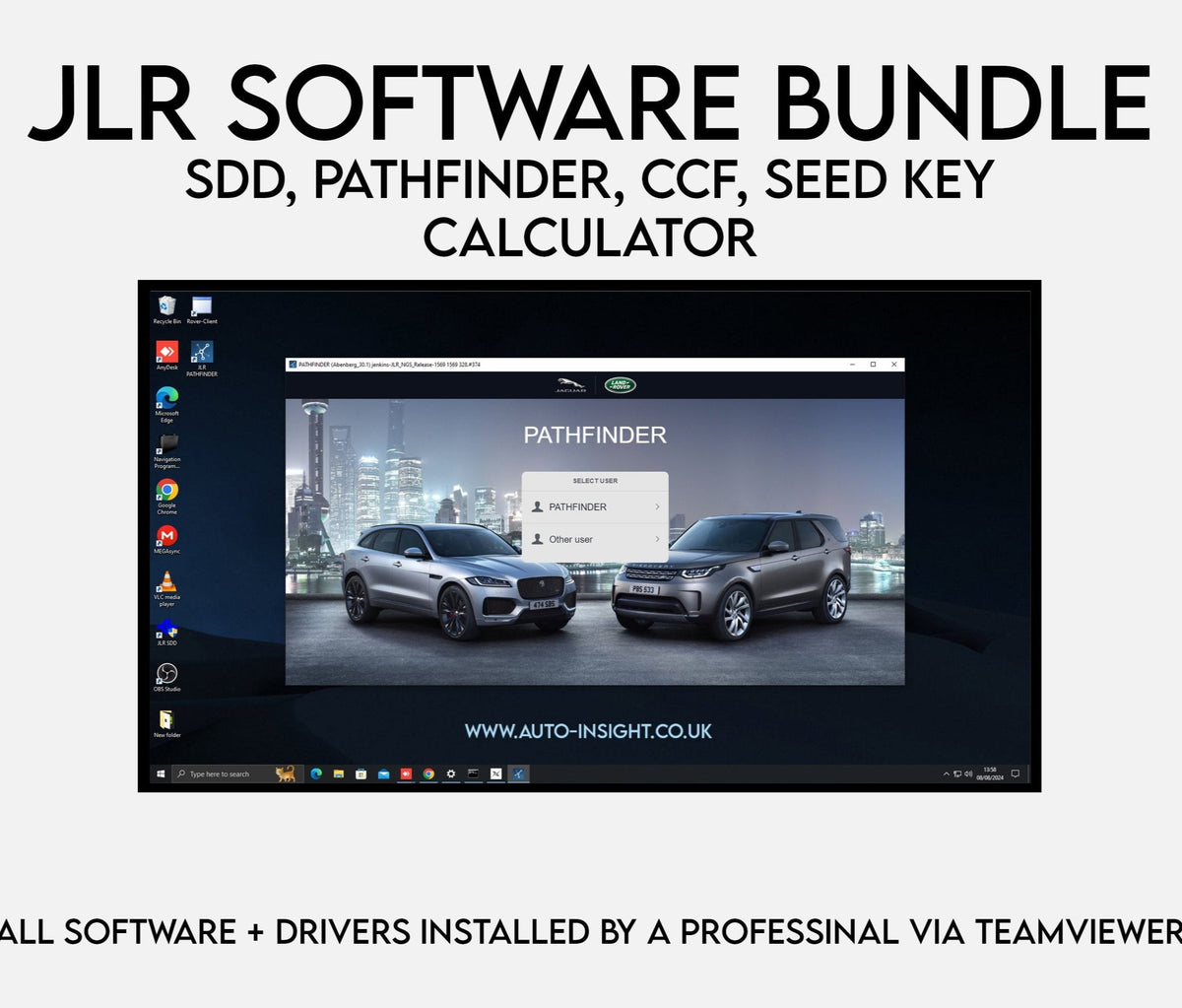 Jlr Remoteapp JLR Software Bundle — SDD, Pathfinder, CCF, Seed Key | CodeKrew